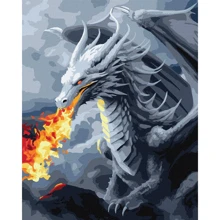 Картина по номерам Идейка Огнедышащий дракон ©art_selena_ua 40х50см (KHO6561): Производитель Идейка
