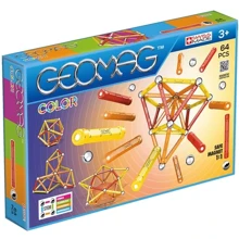 Geomag Color 64 детали | Магнитный конструктор Геомаг: Количество деталей, шт. 64