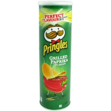 Чипсы Pringles Grilled Paprika (190 г) (WT3518): Вес нетто 190 г