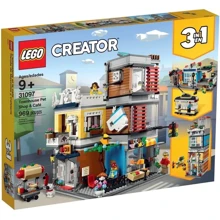 Конструктор LEGO Creator 3w1 Таунхаус с зоомагазином и кафе (31097): Серия Creator