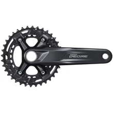 Шатуни Shimano FC-M4100-2 DEORE інтегрована вісь 175 мм 36x26 10-ск. CL-48.8мм без каретки (EFCM41002EX66): Кількість зірок 2