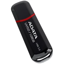 USB-флешка ADATA 128GB UV150 USB 3.0 Black (AUV150-128G-RBK): Стандарт USB USB 3.0