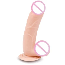 Реалистичный фаллоимитатор на присоске Brazzers, 15х4.5 см: Назначение Вагинальные