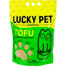 Наполнитель для кошачьего туалета Luсky Pet Тофу с ароматом персика 6 л (193116): Вид Соевый