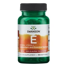 Swanson Vitamin E Natural 400 IU Витамин Е 100 гелевых капсул: Тип Витамин E