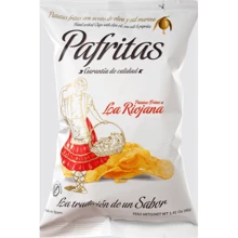 Чипсы картофельные Pafritas Ріоха с копченой паприкой 40 г (8436004743131): Вес нетто 40 г