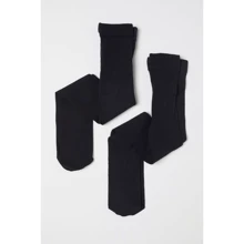 Колготки H & M 2412-2934330 92 см чорні (2 шт.): Стать дівчинка