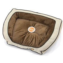 Лежак K & H Bolster Couch для собак коричневий розмір S: Тип лежак