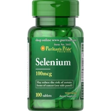 Puritan's Pride Selenium 100 mcg Селен 100 таблеток: Тип Селен