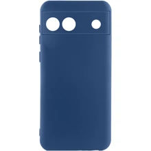 Чехол для телефонов Lakshmi Case Silicone Cover Full Camera Navy Blue for Google Pixel 6a: Совместимость Google Pixel 6a