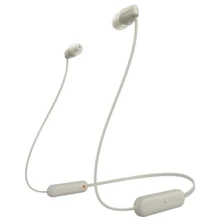 Навушники Sony WI-C100 Beige: Тип конструкції вакуумні