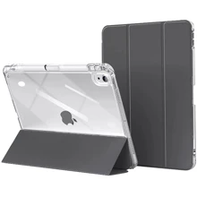 Аксессуар для iPad Comma Joy PU Case with Pen Holder Black for iPad 10.9 (2022 / 2024) / iPad 11 2025: Цвет черный