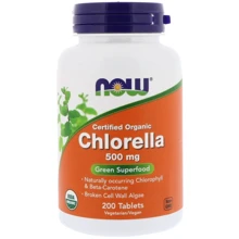 NOW Foods Chlorella 500 mg 200 tabs: Тип травні ферменти