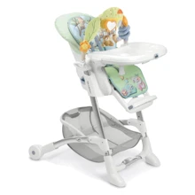 Стульчик для кормления CAM Istante Голубой со зверятами (S2400-С225): Тип классический