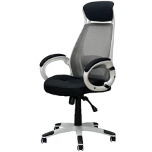 Кресло офисное Special4You Briz black/white (E0451): Тип для руководителей