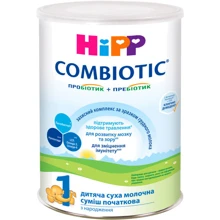 Дитяча Суміш Hipp Combiotic 1, 350 гр (9062300125594): Тип Суміші молочні