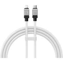 Кабель Baseus Cable USB-C to Lightning CoolPlay Series Fast Charging 2m White (CAKW000102): Тип USB Cable - Lightning