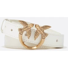 Женский ремень PINKO LOVE BERRY H2 BELT VITELLO SET размер L белый (100143A0F1Z14Q): Пол Женский