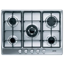 Варочная поверхность газовая Gorenje G 760 AX1: Расположение панели спереди