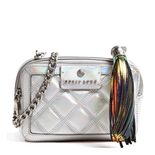 Женская сумка кросс боди Guess Joli серебристая (HWJOLIL9239-HLO): Пол Женский