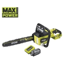 Пила цепная Ryobi RY36CSX40B-160P аккумуляторная, MAX POWER 36В, АКБ 1х6Ач (5133004899): Тип Аккумуляторная пила