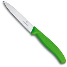 Ніж кухонний Victorinox SwissClassic 10см зелений (6.7706.L114): Лезо Нержавеющая сталь