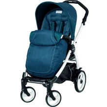 Коляска Peg-Perego прогулянкова Book Plus 51 Насичено-синій Біле шасі (PACK05-00000000001): Тип коляски Прогулочная