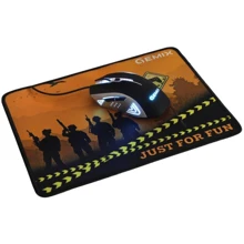 Мышь Gemix W100 USB Black + игровая поверхность (W100Combo): Интерфейс подключения USB