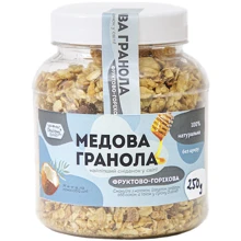 Гранола Oats&Honey Фруктово-ореховая 250 г (4820013332860): Вес нетто 250 г