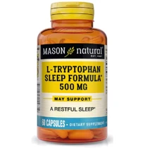 Mason Natural L-Tryptophan Sleep Formula 500 mg L-триптофан формула для сна 60 капсул: Форма выпуска Капсулы