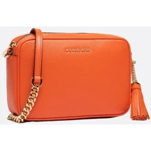 Женская сумка кросс боди Michael Kors et Set Md Camera Bag оранжевая (32F7GGNM8L843): Пол Женский