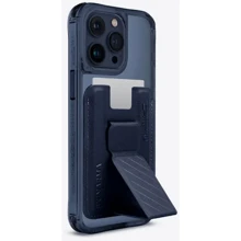 Чехол для iPhone SkinArma Saido Mag-Charge + Kado Magnetic Cardholder Blue for iPhone 15 Pro: Цвет синий