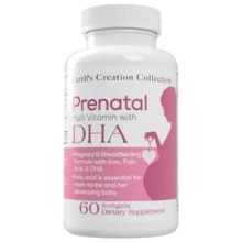 Earth‘s Creation Prenatal Plus DHA Мультивитаминны для беременных и кормящих женщин 60 капсул: Тип Мультивитамины