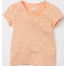 Футболка H&M 5975617 62 см оранжевая: Пол Девочка