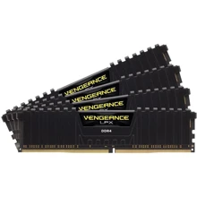Corsair 64 GB (4x16GB) DDR4 2666 MHz Vengeance LPX Black (CMK64GX4M4A2666C16): Производитель Corsair