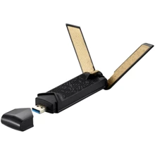 Адаптер Wi-Fi Asus USB-AX56 (90IG06H0-MO0R10): Тип адаптера USB