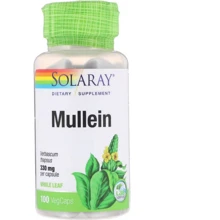 Solaray, Mullein, 330 mg, 100 VegCaps (SOR-01390): Форма выпуска Капсулы