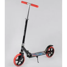 Дитячий двоколісний самокат Best Scooter Чорний (30458): Кількість коліс 2