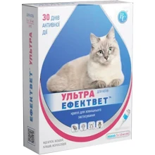 Капли Ветсинтез Эффектвет Ультра для кошек (фентион) 5 ампул х 1 мл (4820138347473): Тип Капли