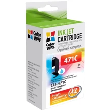 Картридж ColorWay CANON CLI-471C (Cyan) OEM (CW-CLI-471C_OEM): Производитель ColorWay