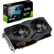 Відеокарта ASUS GeForce GTX1660 SUPER 6144Mb DUAL EVO (DUAL-GTX1660S-6G-EVO): Обсяг пам'яті, Гб 6