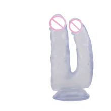 Фаллоимитатор двойной CHISA 6.3 Inch Dildo Clear: Назначение Для двойного проникновения