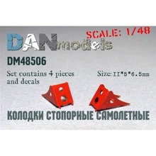 Набор деталировки DAN models Самолетные стопорные колодки, набор № 4: Производитель DAN models
