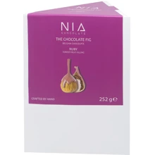 Інжир NIA CHOCOLATE The Chocolate Fig Ruby 252 г, сушений у рожевому шоколаді з начинкою з лісових фруктів з ароматом бренді (8683465820134): Вага, г 252