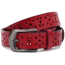 Жіночий ремінь Borsa Leather червоний (CV1ZK-094r-red): Стать Женский