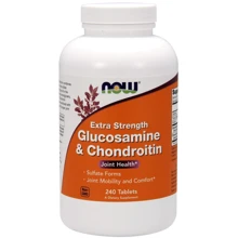 NOW Foods Glucosamine & Chondroitin Extra Strength Tablets 240 tabs: Тип Глюкозамін