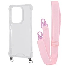 Аксессуар для смартфона WAVE Clear Case with Strap Pink Sand for Xiaomi Redmi Note 13 Pro 4G / Poco M6 Pro 4G: Совместимость Xiaomi Redmi Note 13 Pro 4G / Poco M6 Pro 4G