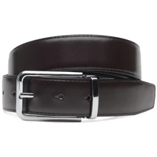Чоловічий ремінь Borsa Leather чорно-коричневий (C135-5213-1A): Стать Чоловік