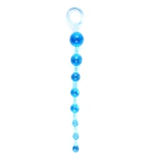 Анальные бусы Jelly Anal Beads BLUE: Для кого Унисекс