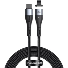 Кабель Baseus Cable USB-C to Lightning Zinc Magnetic Safe Fast Charging PD 20W 2m Black (CATLXC-A01): Тип USB-C - Lightning